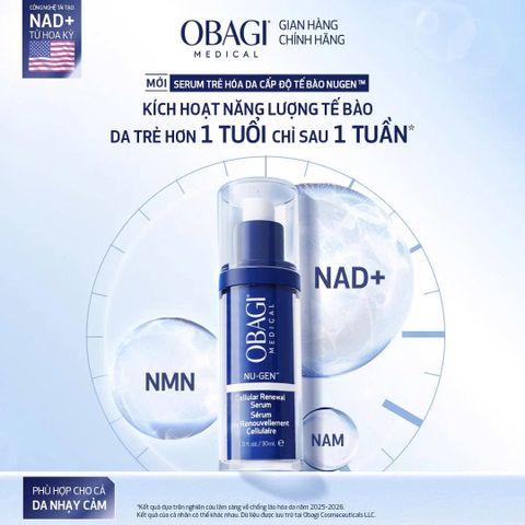 Tinh chất NAD+ Nờ MN trẻ hóa phục hồi da Obagi Nu-Gen™ Cellular Renewal Serum