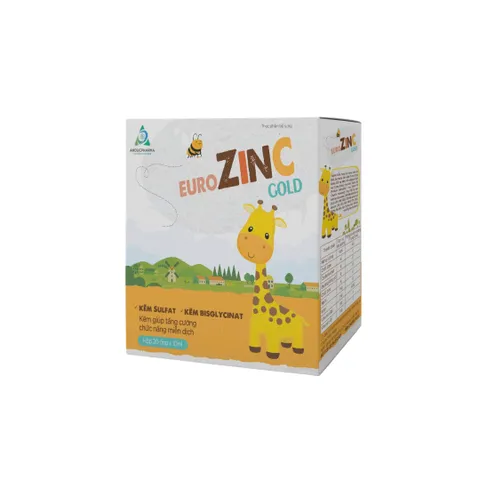 (Chính hãng) Bổ Sung Kẽm, Hỗ Trợ Tăng Sức Đề Kháng [TPBVSK Euro ZinC Gold] - H/20 ống x 10ml