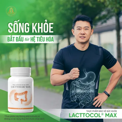 Lacttocol Max CHÍNH HÃNG - Hỗ trợ đại tràng, Giảm rối loạn tiêu hóa, viêm đại tràng co thắt. Tăng cường đề kháng(Hộp 30 viên)
