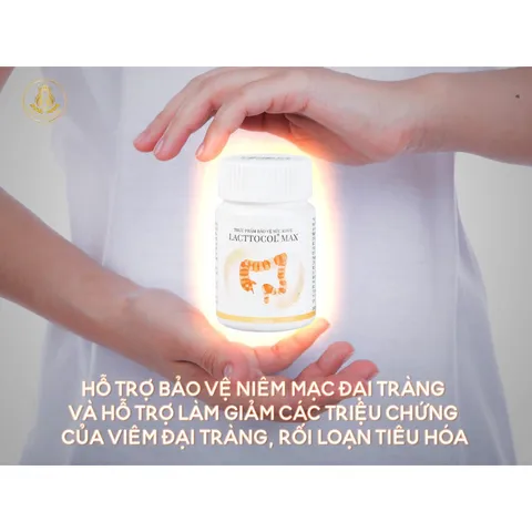 Lacttocol Max CHÍNH HÃNG - Hỗ trợ đại tràng, Giảm rối loạn tiêu hóa, viêm đại tràng co thắt. Tăng cường đề kháng(Hộp 30 viên)