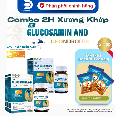 (Chính hãng) Combo 2 Hộp Viên Uống Hỗ Trợ Xương Khớp [TPBVSK Glucosamin] - 2Hx30v