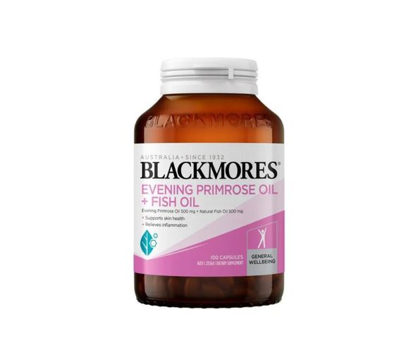 [modoria.] Tinh dầu hoa anh thảo kết hợp với dầu cá Blackmores Evening Primrose oil + Fish oil 100 viên Úc