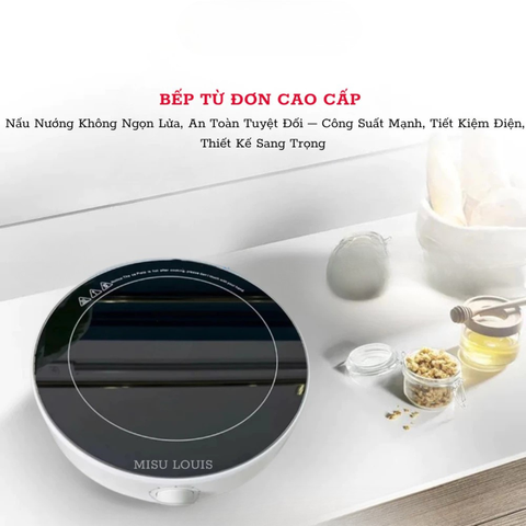 Bếp Từ MISU LOUIS Cao Cấp 2200W  6 Mức Nhiệt