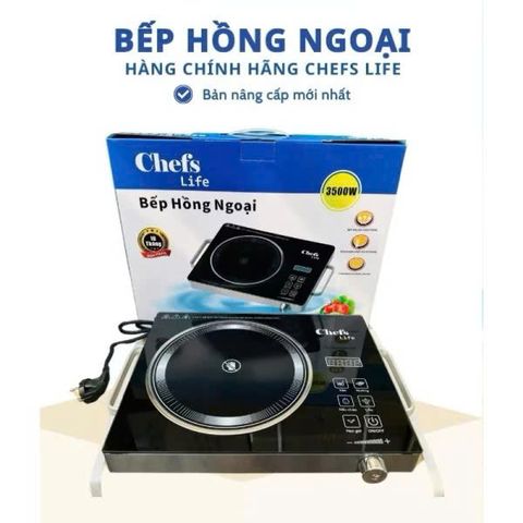 Bếp Hồng Ngoại CHEFS LIFE Cảm Ứng Cao Cấp 3500w