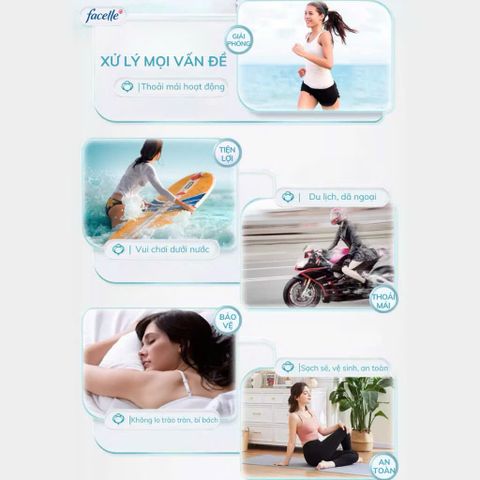 (Châu Âu) Tampon Facelle Băng Vệ Sinh Dạng Ống Tiện Lợi Nhập Khẩu Đức An Toàn
