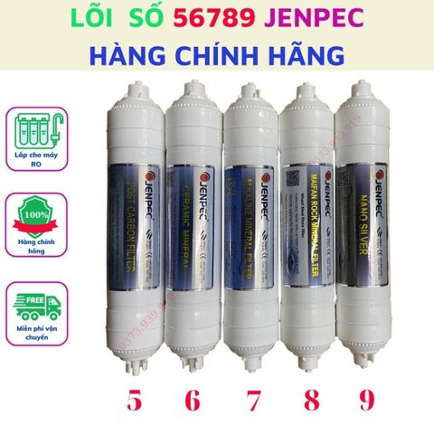 Lõi lọc nước 56789 Jenpec dùng cho máy lọc nước RO JENPEC cam kết hàng chính hãng