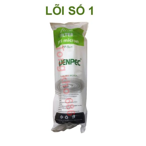 Lõi lọc nước 123 Jenpec lắp cho máy lọc nước Jenpec cam kết hàng Chính Hãng