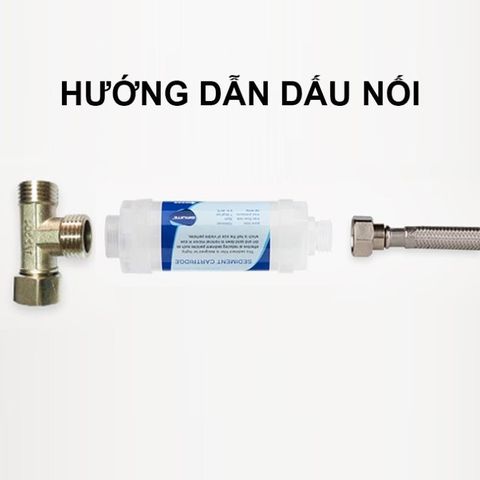 Lọc vòi hoa sen, máy giặt nhỏ gọn dễ dàng thay thế