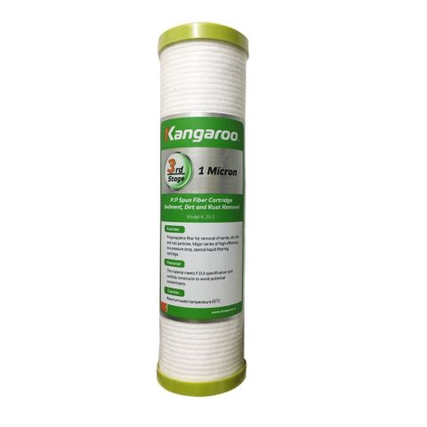 Bộ 03 lõi lọc nước 123 Kangaroo dùng cho mọi máy lọc nước RO - Cam kết lõi lọc Kangaroo chính hãng