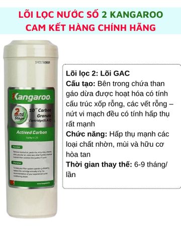 Bộ lõi lọc nước 111234 Kangaroo chính hãng lắp cho máy lọc nước Kangaroo, Karofi, Sunhouse, Tân Á, Aqua