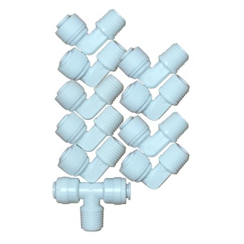Bộ 10 cút nối nhanh dây 6 lõi khoáng máy lọc nước dầu zen 13 đầu dây 6
