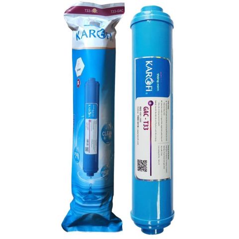 Lõi lọc nước số 5 Karofi GAC - T33 lắp cho máy lọc nước Karofi cam kết hàng chính hãng