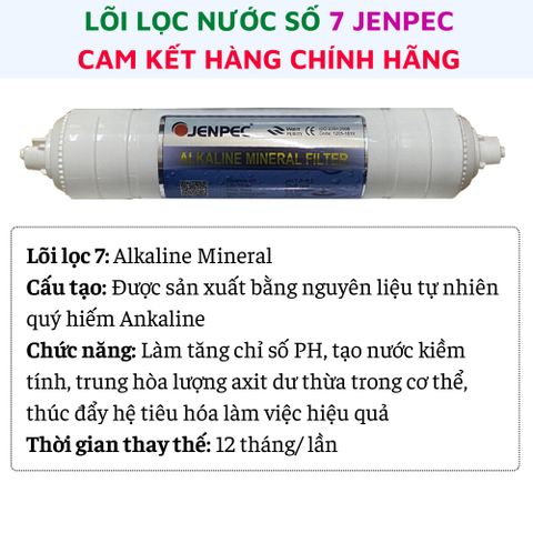 Lõi lọc nước 456789 Jenpec màng RO Toray hàng cao cấp chính hãng lắp cho máy lọc nước Jenpec