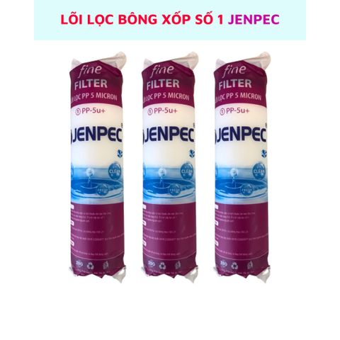Lõi lọc nước số 1 Jenpec lõi bông 5 micron lắp cho máy lọc nước Jenpec cam kết hàng chính hãng