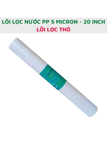 Bộ lõi lọc thô 123 - 20 inch loại bỏ tạp chất mùi màu cặn Canxi, Magie cho nước đầu nguồn