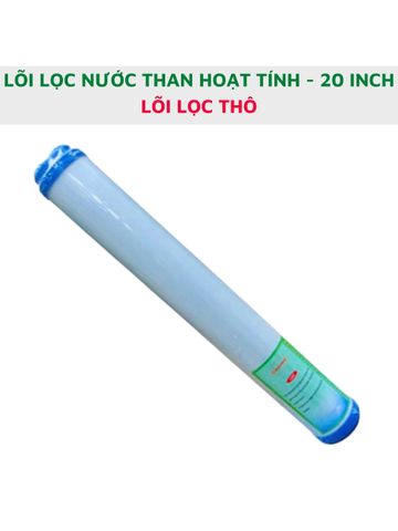 Bộ lõi lọc thô 123 - 20 inch loại bỏ tạp chất mùi màu cặn Canxi, Magie cho nước đầu nguồn