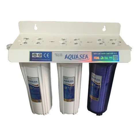 Bộ lọc thô nước đầu nguồn 4 cấp màng siêu lọc UF - Phụ kiện lắp máy lọc nước Điện Giải