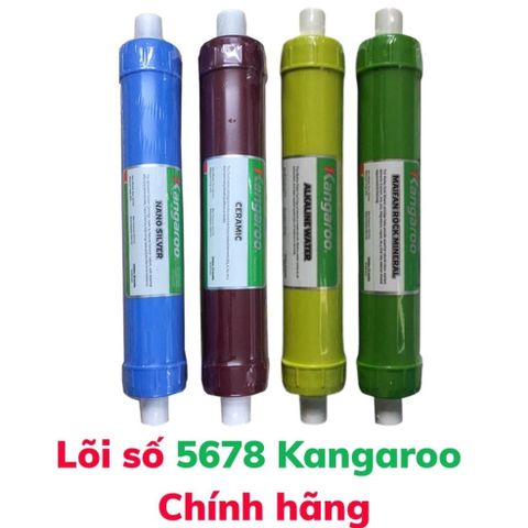 Bộ lõi lọc nước 5678 Kangaroo tọa khoáng tạo vị lắp cho máy lọc Kangaroo cam kết hàng chính hãng sai hàng đền 10TR