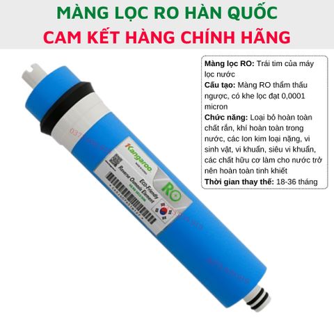 Bộ lõi lọc nước 1234 Kangaroo đúc liền dùng cho các model KG100HK-KG10A7-KG10A7S-KG10A6-KG10A6S-KG10A5-KG10A4-KG100ES-KG