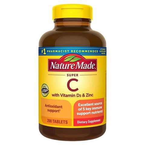 Viên uống bổ sung Vitamin C + D3+ ZinC  200 Viên Nature Made, hàng nhập Mỹ