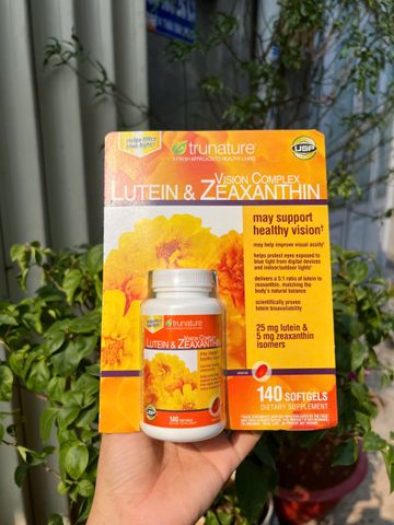 [modoria.] Viên bổ mắt Trunature Vision Complex Lutein & Zeaxanthin 140 viên của Mỹ