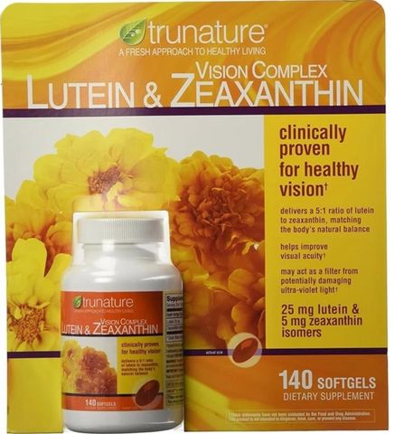 [modoria.] Viên bổ mắt Trunature Vision Complex Lutein & Zeaxanthin 140 viên của Mỹ