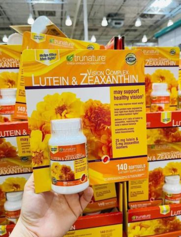 Viên bổ mắt Trunature Vision Complex Lutein & Zeaxanthin 140 viên của Mỹ - MẸ SÓC