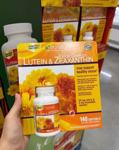Viên bổ mắt Trunature Vision Complex Lutein & Zeaxanthin 140 viên của Mỹ - MẸ SÓC
