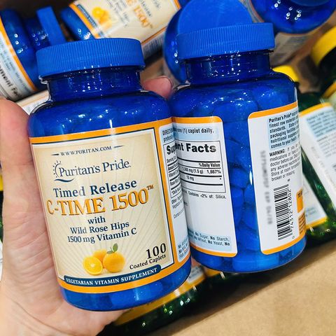 Vitamin C 1500mg Puritan's Pride USA 100 viên