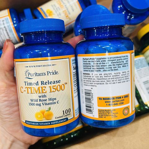 Vitamin C 1500mg Puritan's Pride USA 100 viên