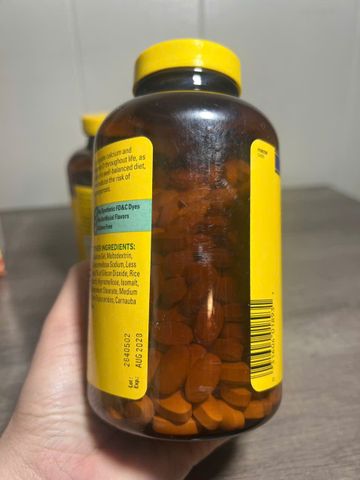 Viên uống bổ sung Nature Made Calcium Magnesium Zinc with Vitamin D3.
