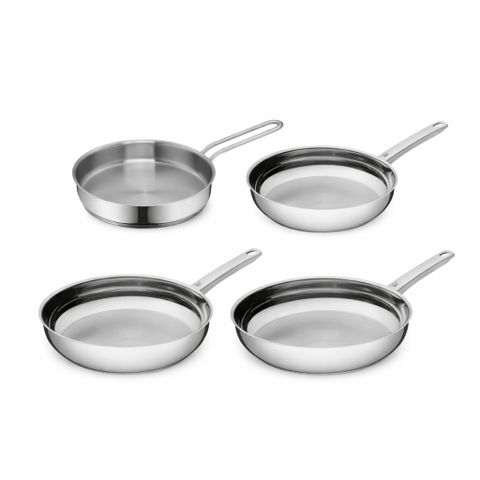 Chảo Thép WMF Pfanne Frying Pan 18-20-24-28cm - Chất Liệu Cromargan Bền Bỉ, An Toàn Cho Sức Khỏe, Dễ Vệ Sinh