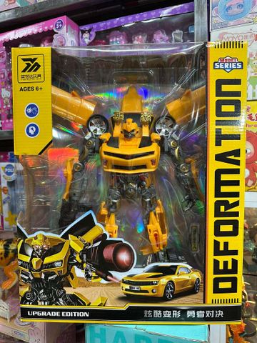 (666-14) Màu Vàng - Đồ Chơi Lắp Ghép Robot Biến Hình Ô Tô Cao Cấp Transformer Bumblebee Phiên Bản Đặc Biệt