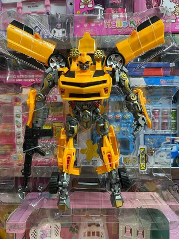 (666-14) Màu Vàng - Đồ Chơi Lắp Ghép Robot Biến Hình Ô Tô Cao Cấp Transformer Bumblebee Phiên Bản Đặc Biệt