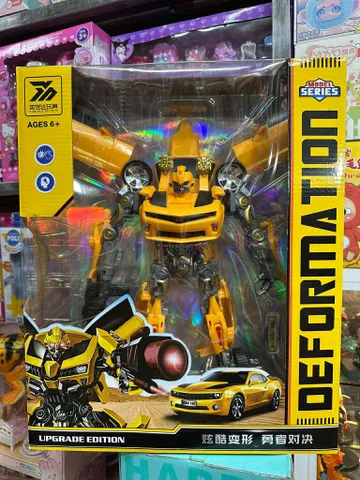 (666-14) Màu Vàng - Đồ Chơi Lắp Ghép Robot Biến Hình Ô Tô Cao Cấp Transformer Bumblebee Phiên Bản Đặc Biệt