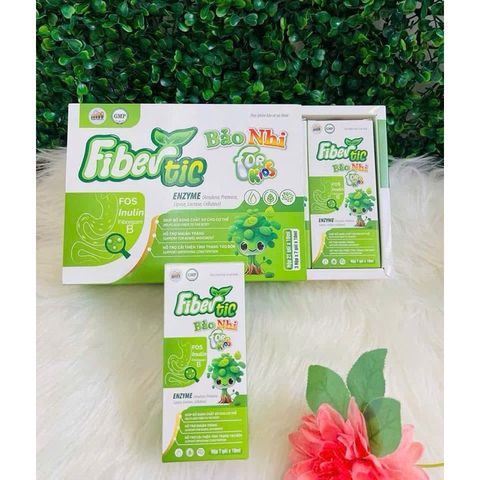 Thực phẩm Fibertic Bảo Nhi bổ sung chất xơ rau củ cho bé,hỗ trợ giảm táo bón giúp nhuận tràng(Hộp 7gói-Hộp 21gói)