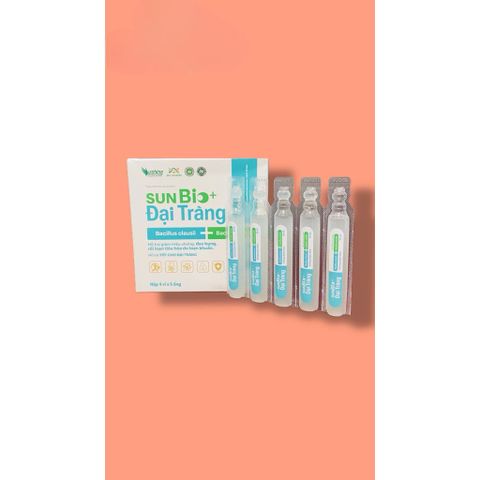 Men vi sinh Sunbio Đại tràng giúp hỗ trợ giảm đau bụng do rối loạn tiêu hoá đại tràng(Hộp 20 ống)