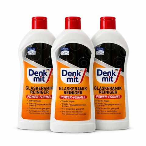 Dung Dịch Vệ Sinh Mặt Kính Bếp Từ Denkmit 3in1 300ml - Giúp Tẩy Dầu Mỡ, Làm Sạch Bề Mặt Kính - Hàng Nội Địa Đức