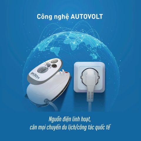 Bàn Ủi Du Lịch Mini GKÖCH Đức - Thiết Kế Nhỏ Gọn, Công Suất Mạnh Mẽ, Bảo Hành 12 Tháng, Phù Hợp Mỗi Chuyến Đi