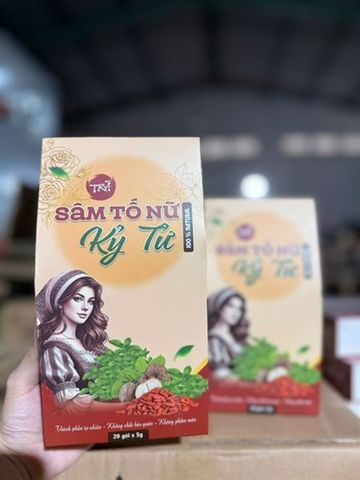 ( MUA 2 TẶNG 1) Trà Sâm Tố Nữ Kỷ Tử - Thảo Dược Tự Nhiên Bổ Huyết, Làm Đẹp Da, Cân Bằng Nội Tiết Tố Nữ, Tăng Cường Sinh Lực, Sức Khỏe Phụ Nữ