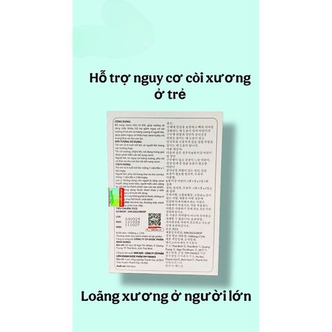 Thực phẩm Calci Nano Medi Korea giúp xương,răng chắc khoẻ,hỗ trợ canxi cho phụ nữ mang thai và trẻ em(Chai 50 viên)