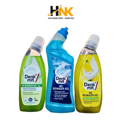Nước Tẩy Bồn Cầu Denkmit Đức Gel Tẩy Cặn Vôi 750ml/1L