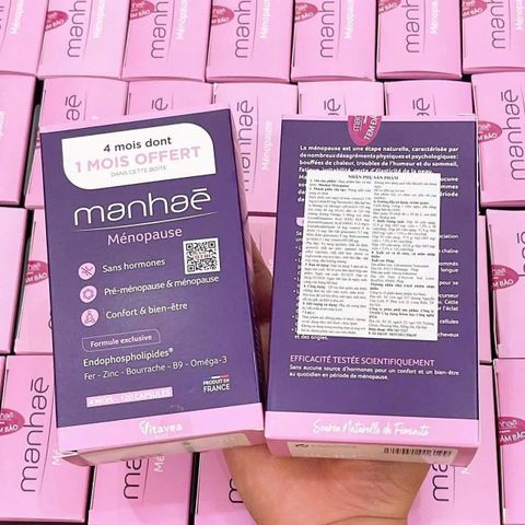 Viên Uống Nội Tiết Tố Nữ Manhae - Giúp Cân Bằng Nội Tiết Tố Thực Vật, 120 Viên Hộp, Dành Cho Phụ Nữ Thời Kỳ Tiền Mãn Kinh