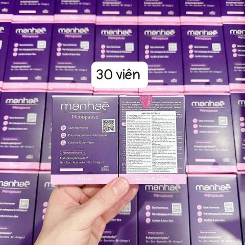 Viên Uống Nội Tiết Tố Nữ Manhae - Giúp Cân Bằng Nội Tiết Tố Thực Vật, 120 Viên Hộp, Dành Cho Phụ Nữ Thời Kỳ Tiền Mãn Kinh