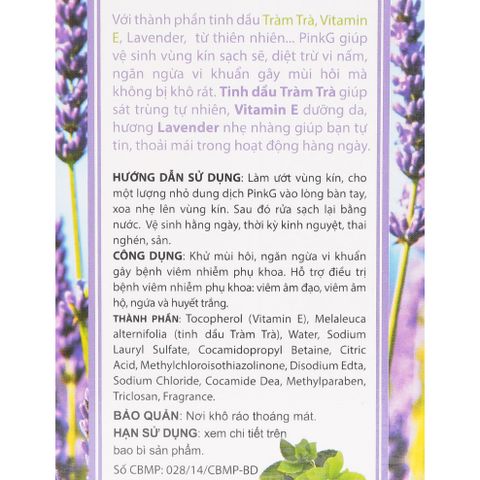 Dung Dịch Vệ Sinh Phụ Nữ PinkGW (Thùng 12 Chai)