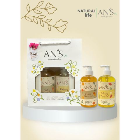 COMBO 10 Set Hộp Quà Tặng Combo Gel Tắm, Xà Phòng AN'Sw Tặng 20/10, 20/11, Noel, Tết, Valentine, 8/3