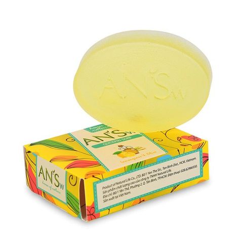 Combo 3 Xà Phòng Thiên Nhiên AN'Sw Tinh Dầu Sả Chanh 100g
