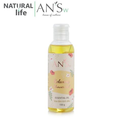 (Thùng 20 chai)Sữa Tắm Tinh Dầu AN'Sw 100ml - Mini du lịch - Dạng gel - Dưỡng ẩm và sáng mịn da