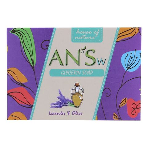 Combo 3 Xà Phòng Thiên Nhiên AN'Sw Tinh Dầu Oải Hương (Lavender) 100g