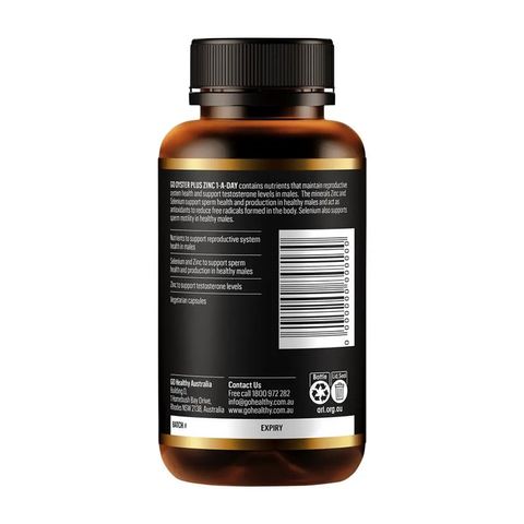 Viên Hàu Úc Go Oyster Plus Zinc Go Healthy